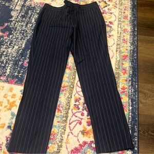 Todd Snyder Navy Pinstripe Dress Pants
